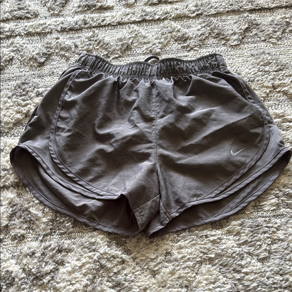 Nike Gray Athletic Shorts Lightweight Performance